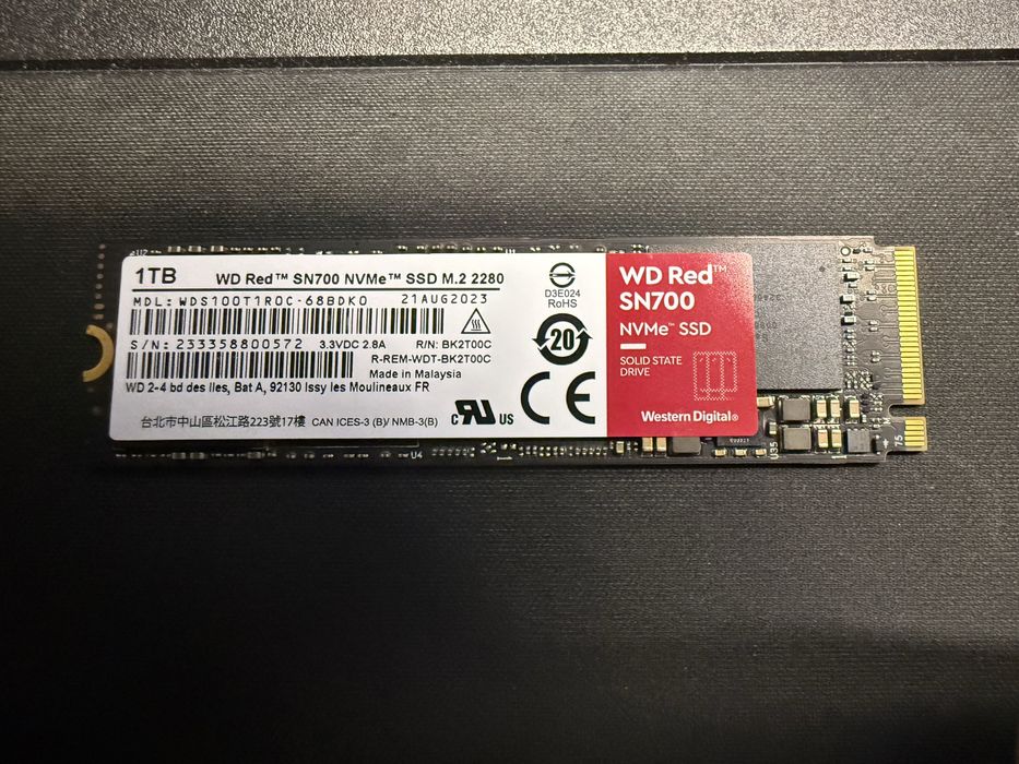 WD Red SN700 NVMe SSD M.2 2280
