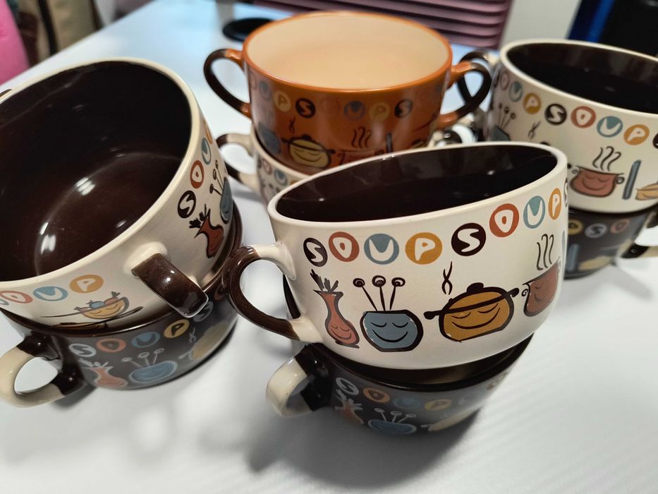 Miseczki do zupy -zestaw 8 sztuk