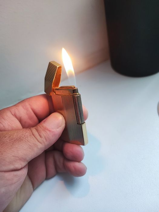 Rowenta senator 405 зажигалка запальничка  позолота gold plated dupont st dunhill pierre cardin ronson
