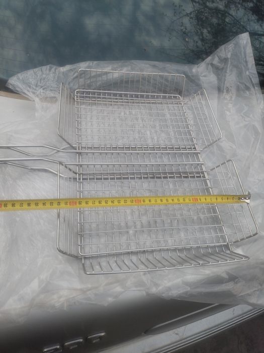 Решітка з нержавійки . Решетка гриль. Мангал. Шампура. Сетка гриль