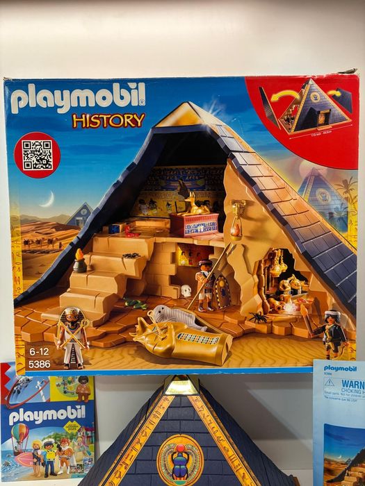 Playmobil 5386 History Piramida Faraona z oryginalnym kartonem