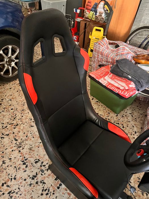 Setup Completo PS5 Racing – Volante + Pedais + Cockpit