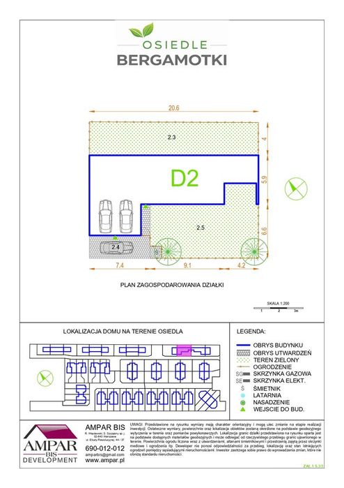 Dom z garażem dwustanowiskowym - Bezpośrednio od dewelopera