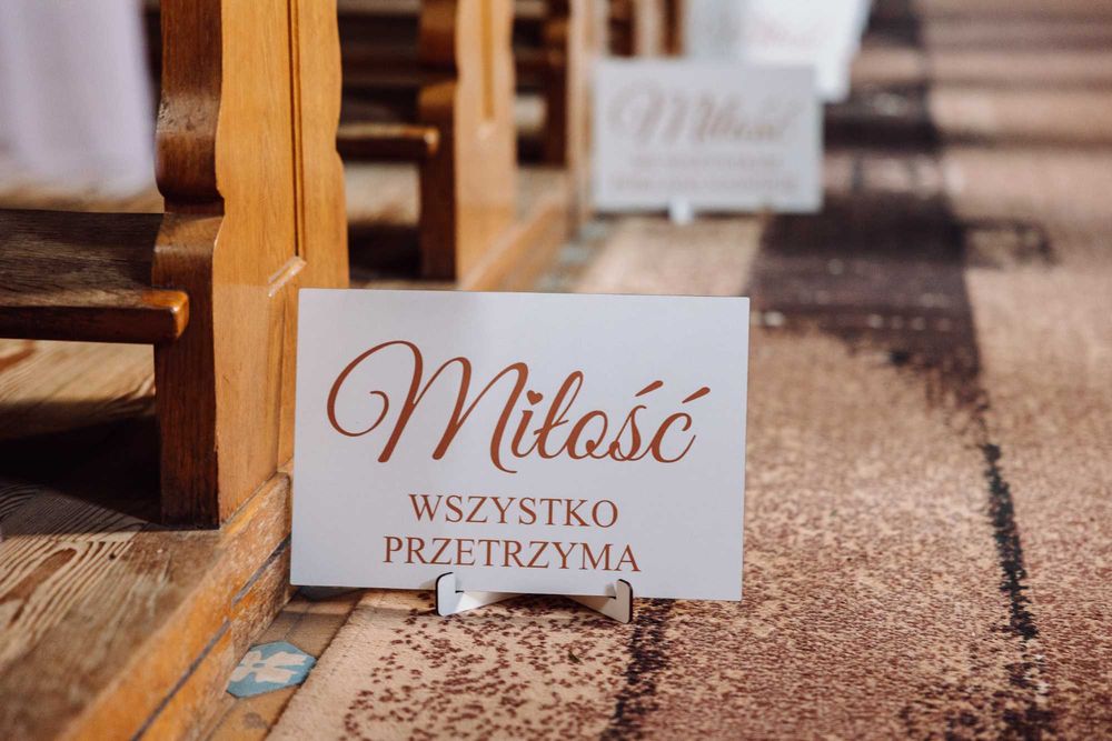 Hymn do miłości tablice