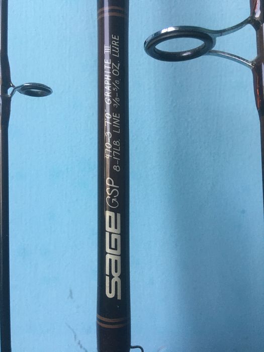SAGE GSP 470-3 graphiteⅢ Спиннинг 3-х частник SAGE 470-3 GSP. Оригинал, чистый американец