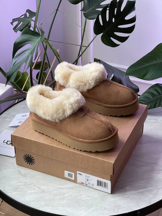 Зимні черевики UGG Coquette Platform Chestnut