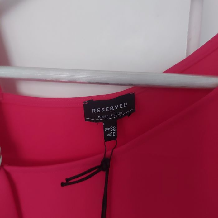 Reserved - sukienka M 38 fuksja. Nowa z metką.