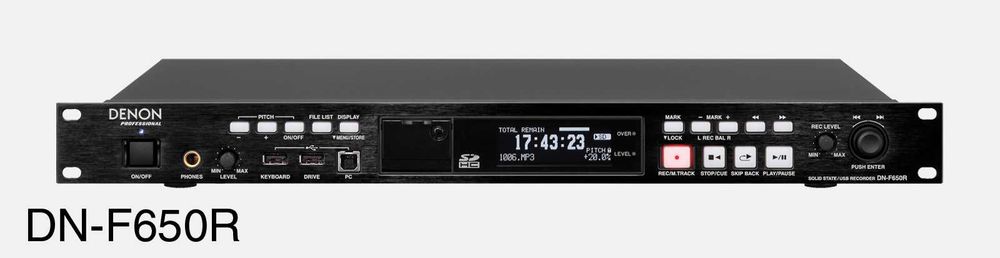 Rejestrator dźwięku DENON DN-F650R
