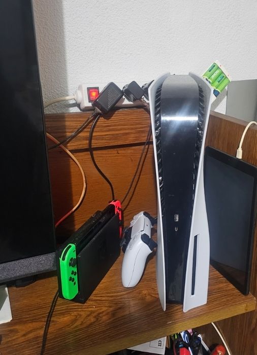Nintendo switch modelo v2 completa com vários extras