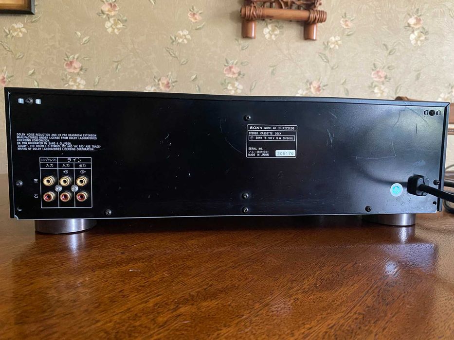 кассетная дека SONY TC-K222ESG+пульт