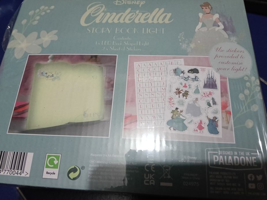 Lâmpada Disney: Book Cinderela