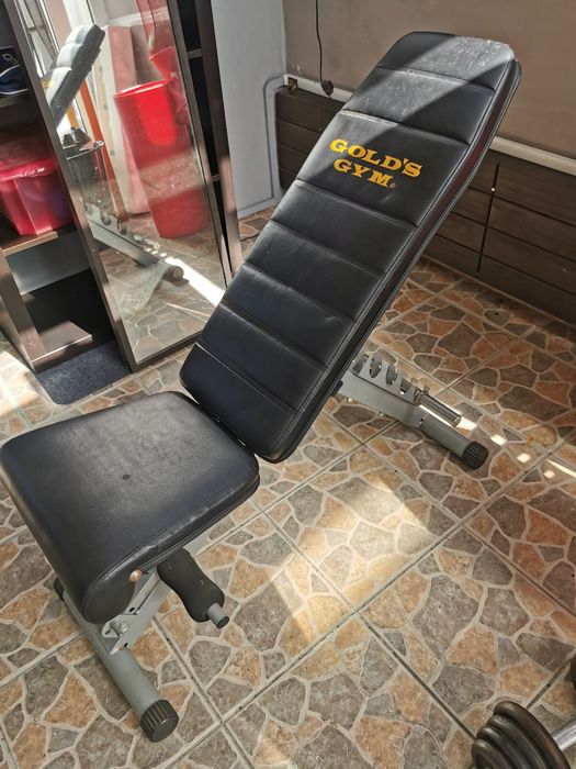 Banco de musculação Gold's Gym