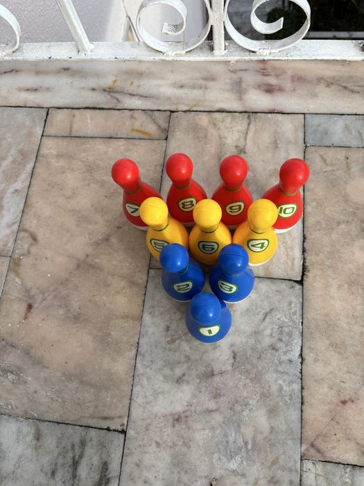 Bowling Infantil – 10 Pinos Numerados (Sem Bola)