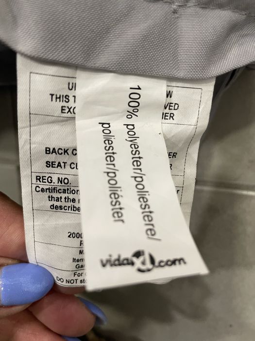 Almofadão banco jardim