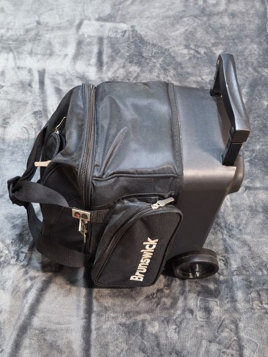 Conjunto bowling: saco + bolas + luva + sapatos