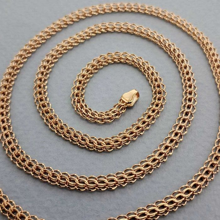 Срочно! Золотая Цепочка 6,87 гр 45 см Стильная Новая Золото 585 проба