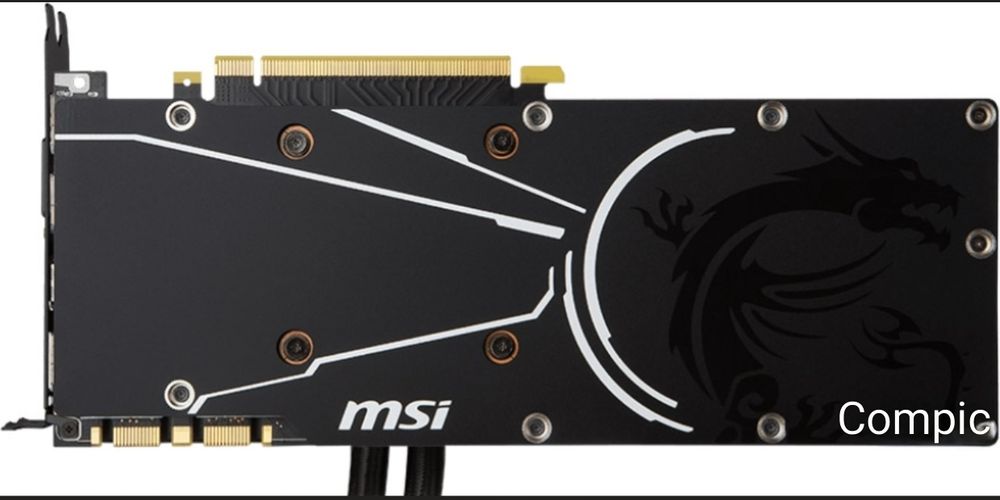 Холодна Msi GeForce GTX 1080 SEA HAWK X з Водяним Охолодженням
