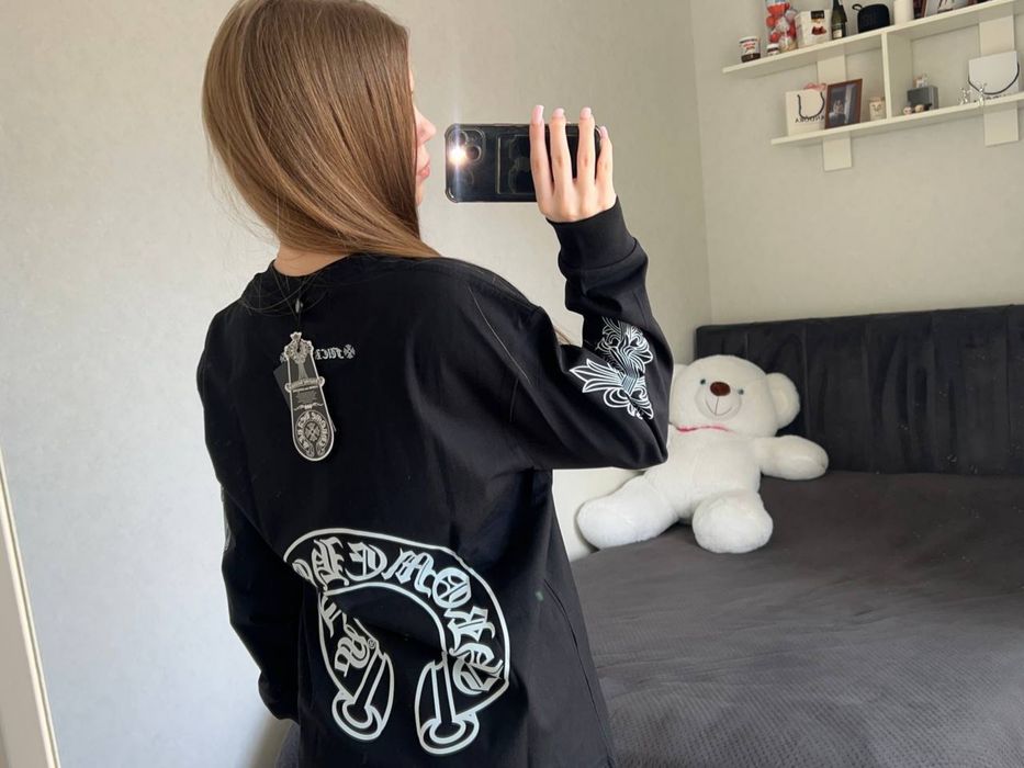 Longsleeve chrome hearts,новий,розміри:XS,S,M,L