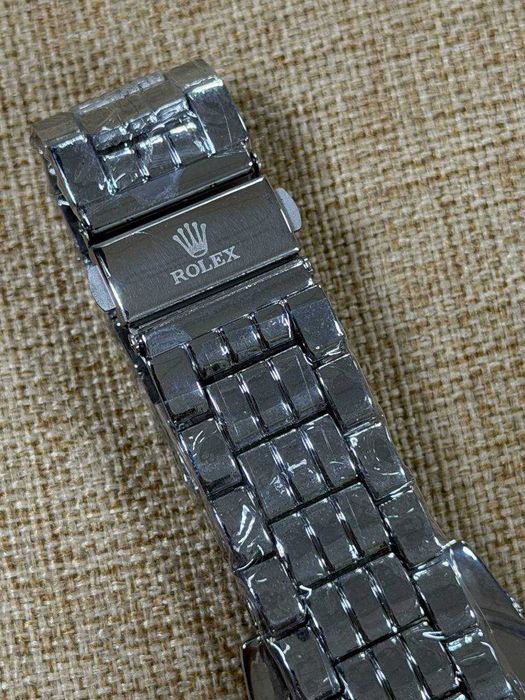 Годинник РОЛЕКС в сріблі, з синім циферблатом, Rolex