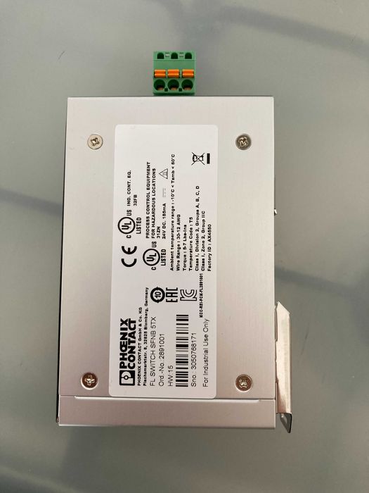 Industrial Network Switch with 5 Ports64737963044610121