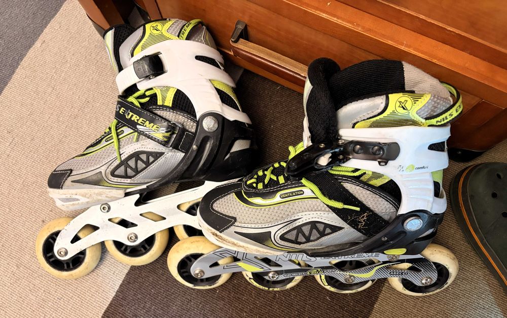 Rolki NILS Extreme regulowane 35–38  stan bardzo dobry