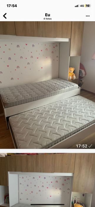Quarto completo Estúdio Sweet Dreams para crianças ou jovens.