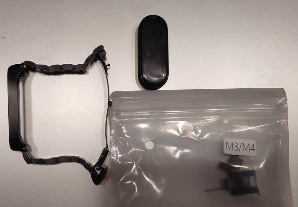 Bransoletka, pasek Xiaomi Mi Band 3/4, czarna