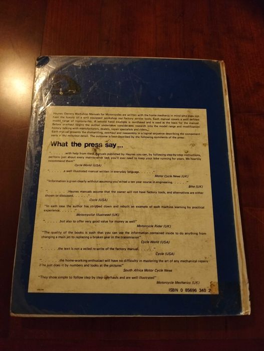 Haynes - Yamaha XS750 3 cilindros (manual técnico)