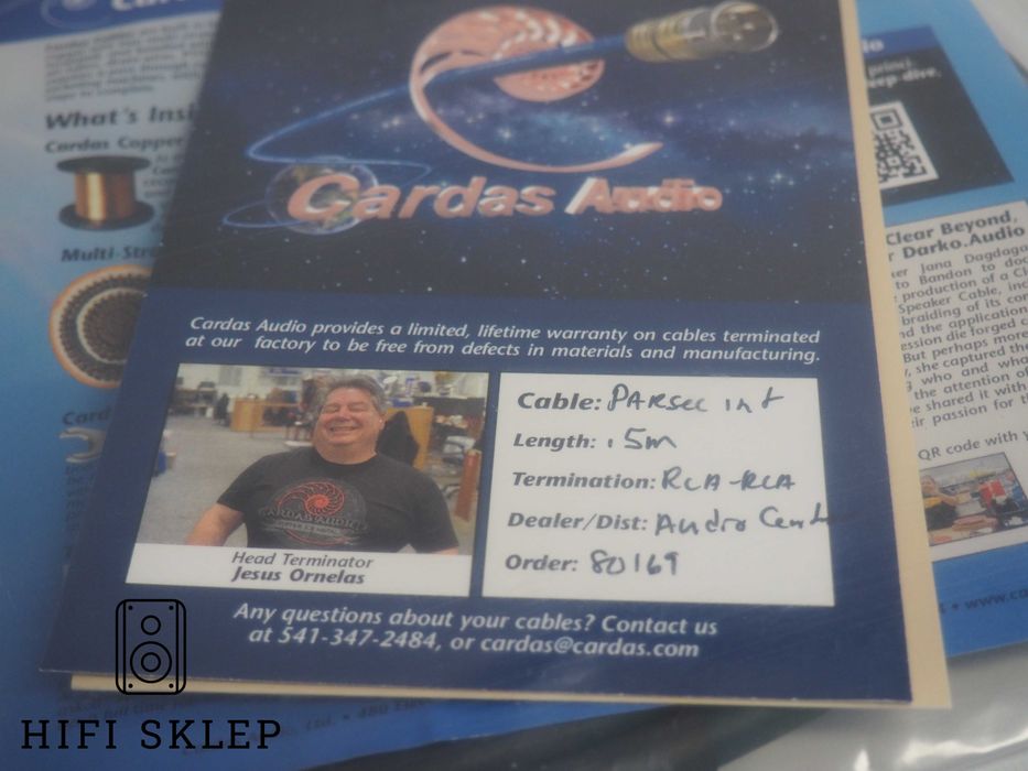 Cardas Clear Sky RCA 2x RCA - 2x RCA 0,5 m/Promocja