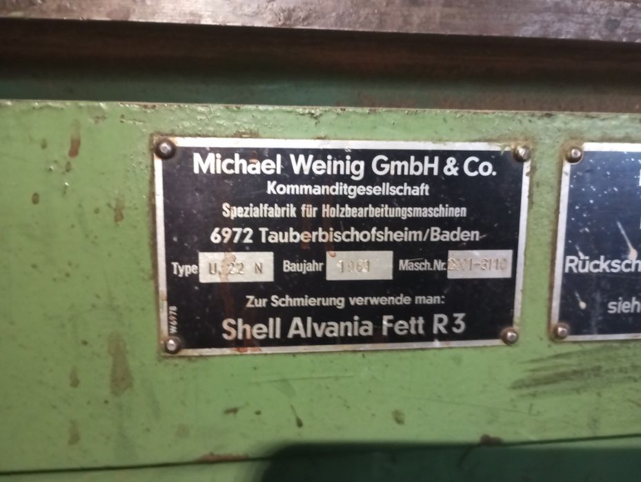 Strugarka czterostronna Vening u-22 n Hydro