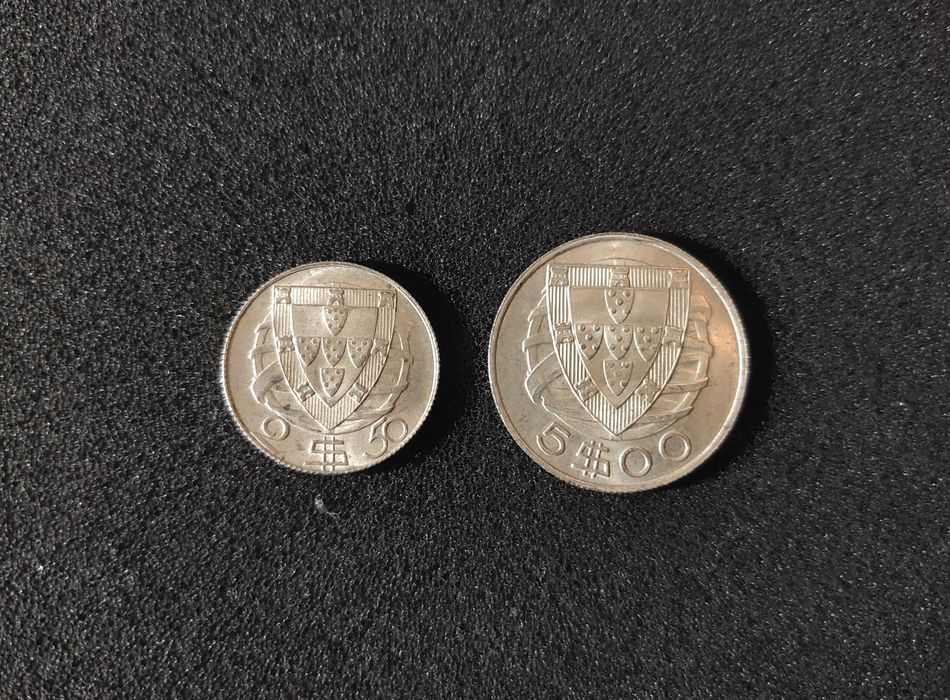 Conjunto moedas de 2.5$ + 5$ 1951 - SOBERBAS