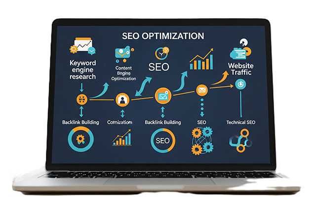 Tworzenie responsywnych stron internetowych, sklepów E-commerce.