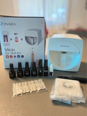 Impressora para unhas O2 nails