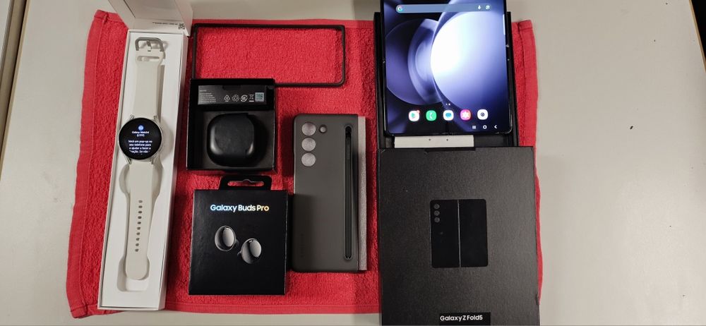 Super Pack Completo Samsung Galaxy Z Fold 5 + Capa + Fones + Relogio