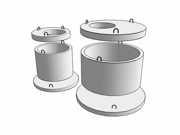 Бетонные кольца. Бетонні кільця.Каналізація під ключ.