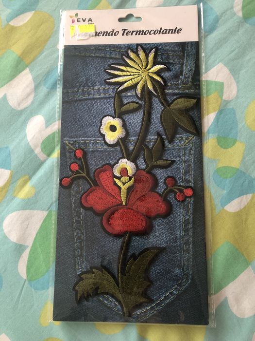 Remendo termocolante-flores