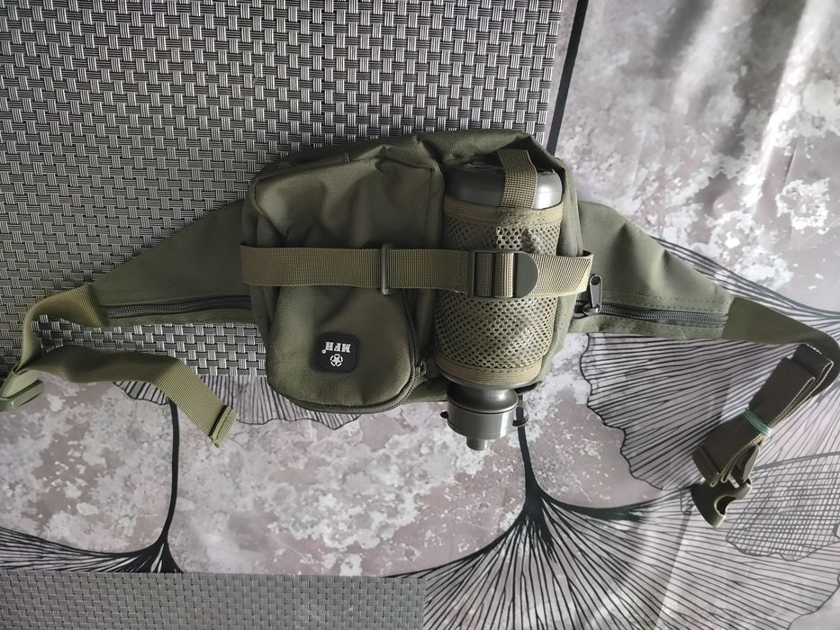 Torba militarna wojskowa, biodrowa, na pas, saszetka, nerka, MFH olive