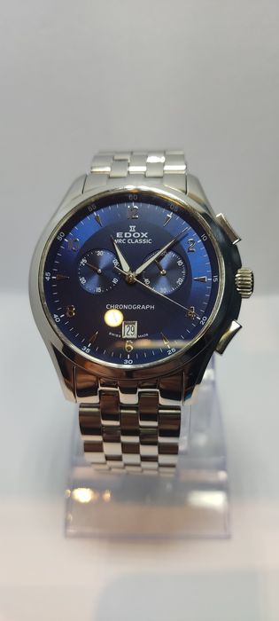 *21* Edox WRC Classic Chronograph 10102 3 NIN