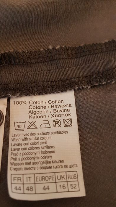 Popielata sukienka 100% bawełny, Camaieu  roz 44