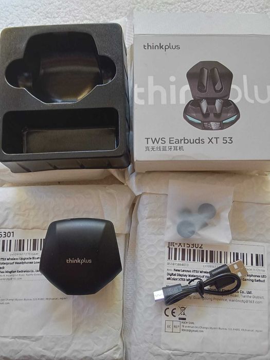 Auriculares/Fones Lenovo XT53 | Bluetooth 5.4 + Som Equilibrado [Novo/Selado]