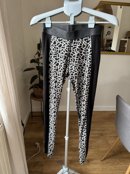 welna 100% getry damskie M czarne termiczne