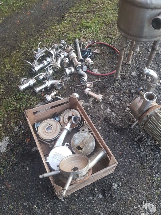 Wirówka separator do mleka pojemnik ciśnieniowy z nierdzewki