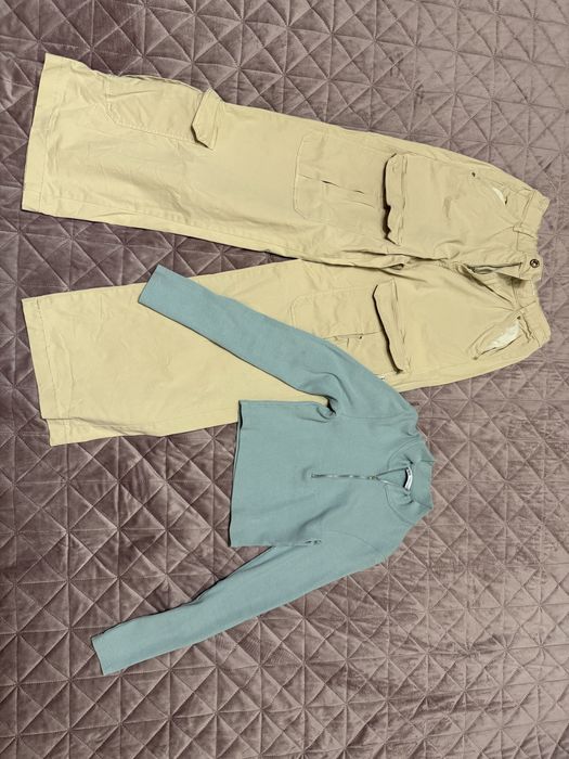 Штани карго від Bershka у подарунок топ від Zara