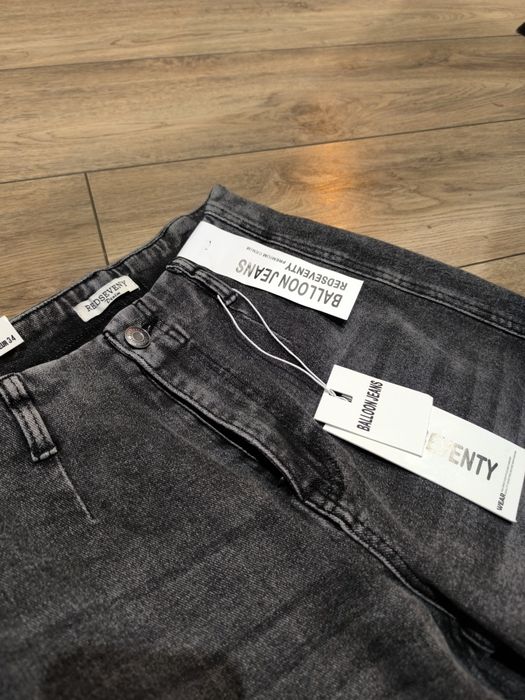 Spodnie jeans balony