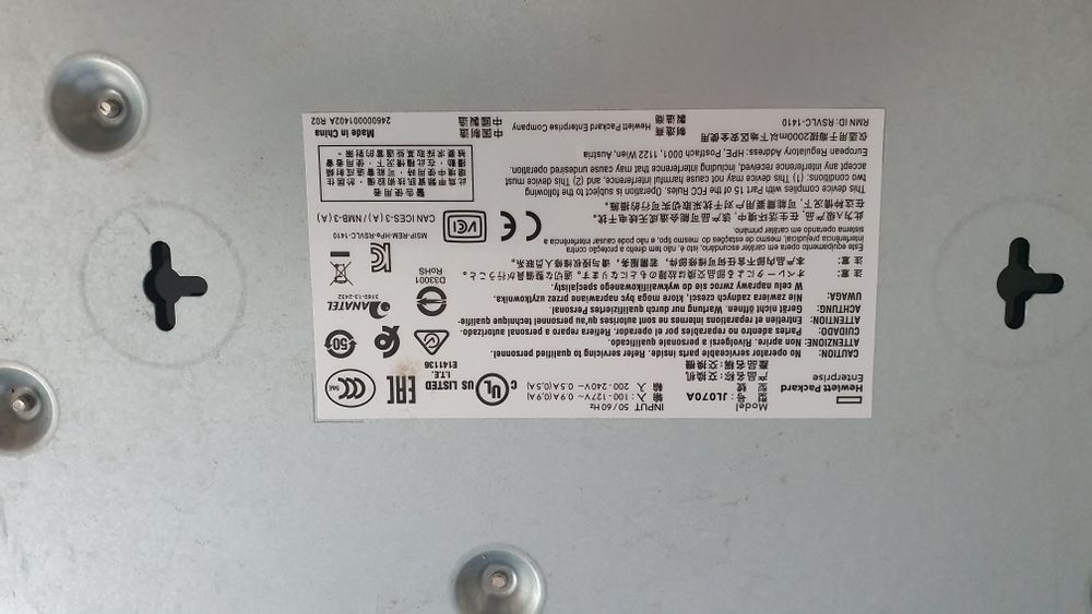 HPE Aruba 2530-8-PoE+ Internal PS Switch JL070A
