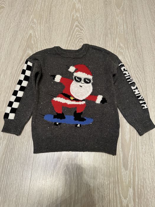 ‼️ новорічний светр Next 104 3 4 р кофта для фотосесіі теплий