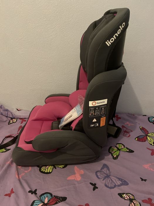 Автокрісло Lionelo Levi Plus Pink (9-36 кг), НОВЕ, НЕ ВЖИВАНЕ)