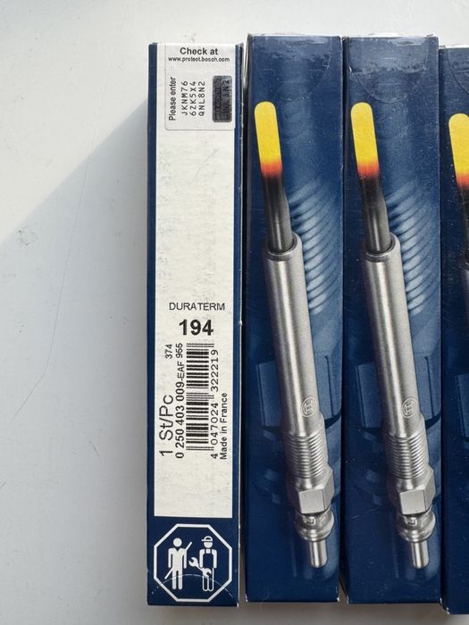 Свічка розжарювання BOSCH BO 0250403009 AUDI Volkswagen Skoda