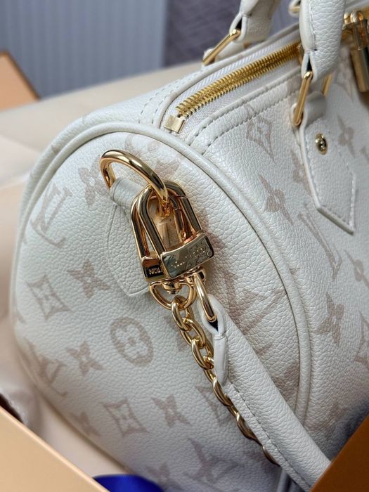 Torebka Louis Vuitton speedy crema white