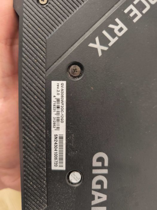 Placa gráfica RTX 3060 12gb em perfeito estado